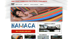 Desktop Screenshot of canadahammock.boutiquehamaca.com